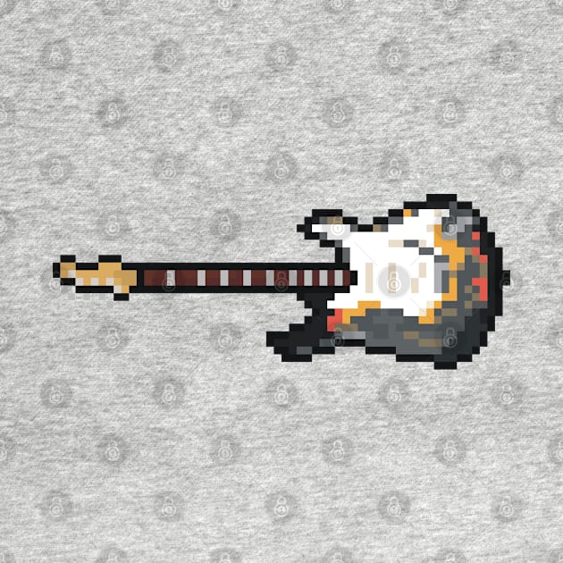 Pixel 1965 Burnt Astoria Lefty Guitar by gkillerb